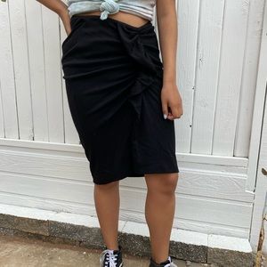 Long black Isabel Murant skirt